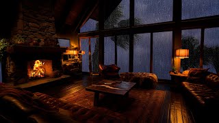 Enjoy Peace And Have A Good Sleep In A Cozy Room On A Rainy Day | Sounds For Relaxation And Rest