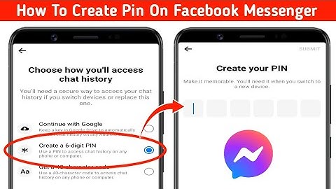 How To Create Pin On Facebook Messenger 2024