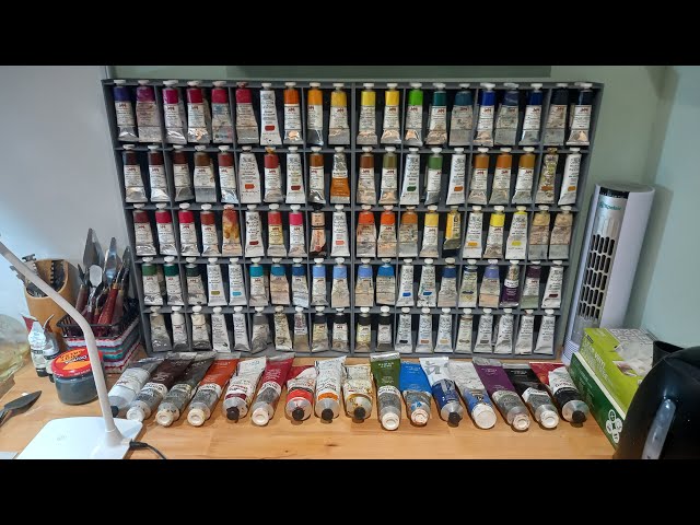 Modular Paint Tube Organizer Holder for Paint Tubes Suitable for