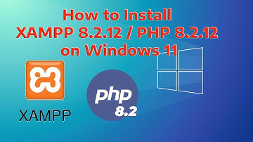 How to Install XAMPP 8.2.12 / PHP 8.2.12 on Windows 11 | XAMPP tutorial installation and first steps