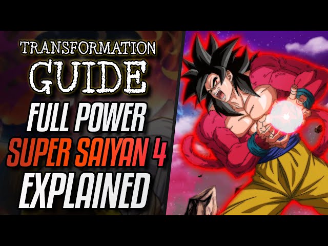 Full Power Super Saiyan 4 Goku from Dragon Ball GT [Dragon Ball