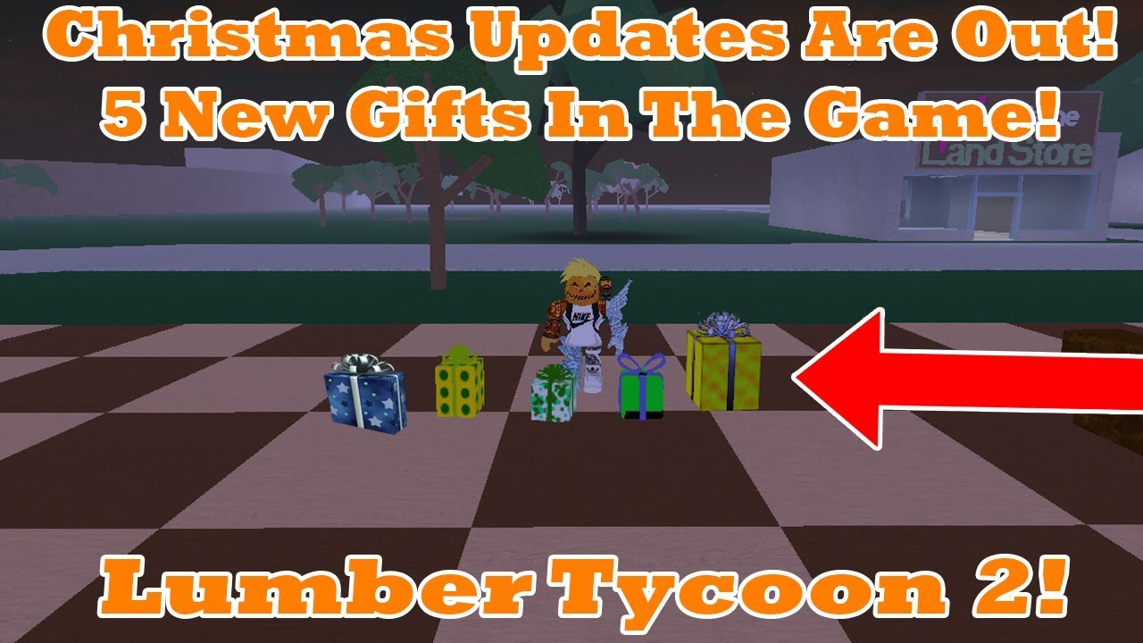 New Christmas Update Is Out 5 New Presents Are Here Lumber Tycoon 2 Roblox - christmas modded lumber tycoon 2 roblox