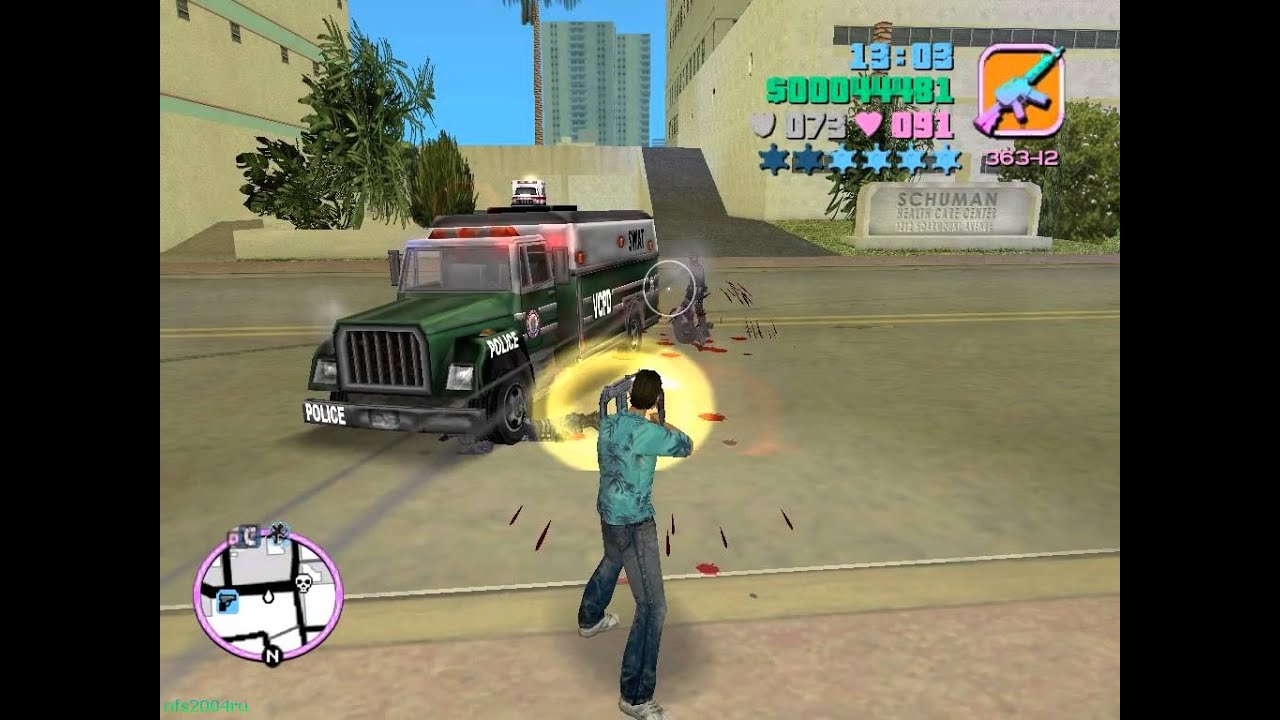 GTA Vice City - Война с полицией