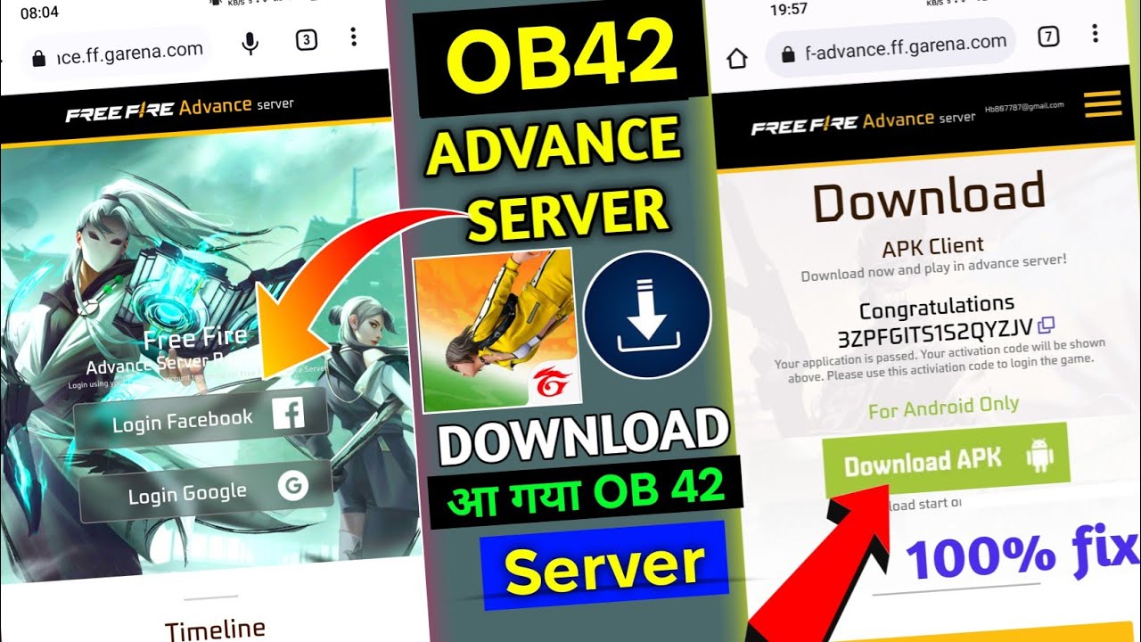 Guide on How to Download Free Fire OB42 Advance Server APK and Activate It”  IT Voice