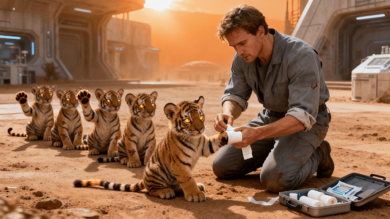 Он перевязал лапу детёнышу — остальные принесли с собой все царапины | История HFY