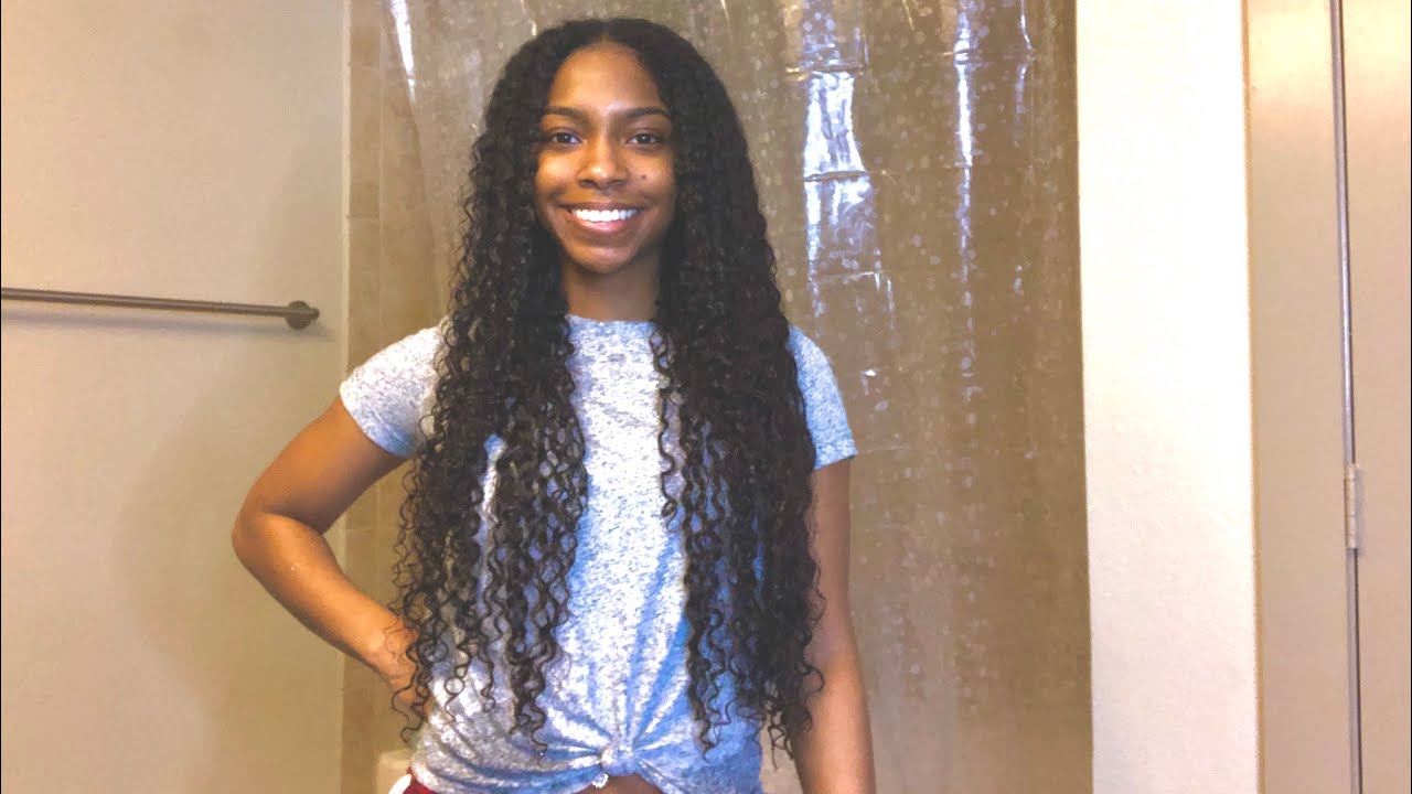 Curly To Straight • Wrapping Tailbone Length Hair + What Is My Race