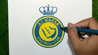 Cara Menggambar Logo Al Nassr.FOOTBALL #1