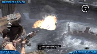 Tomb Raider - Mine Sweeper Challenge Collectibles (All Mine Locations) screenshot 3