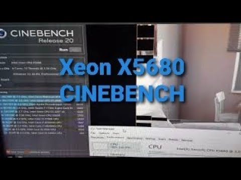 Xeon X5680 CINEBECH R15 \u0026 R20