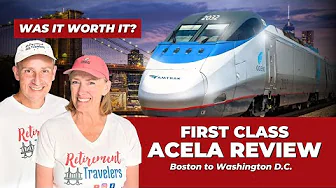 Amtrak Acela First Class Train Review | Is it Worth the Cost vs Business Class Amtrak