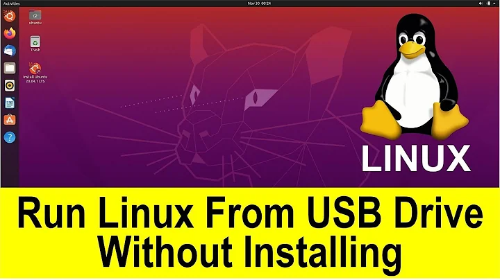 Run Linux From USB Drive Without Installing