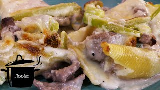 AIR FRYER PHILLY CHEESESTEAK STUFFED SHELLS by Annies Smoking Pot 252 views 2 weeks ago 8 minutes, 41 seconds
