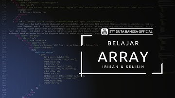 Belajar Array Sebagai Himpunan Dengan PHP - Part 2