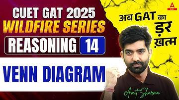 CUET 2025 General Aptitude Test | Venn Diagram | CUET Reasoning