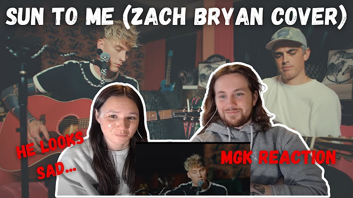 mgk - Sun to Me (Zach Bryan Cover) [Live from Cheshire Cottage] ~ REACTION ~