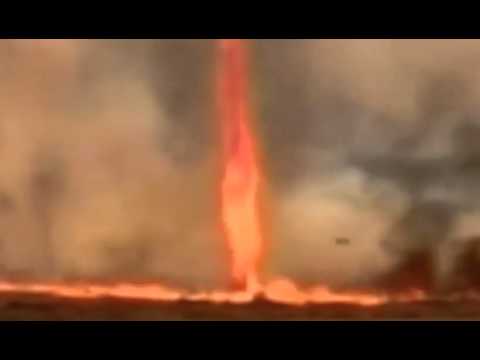 A unique phenomenon of fire tornado | Уникальное явление огненный торнадо