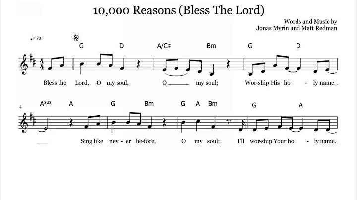10,000 Reasons (Bless the Lord)