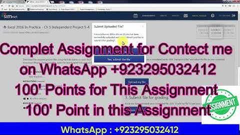Excel 2021 In Practice – Chapter 4 Independent Project 5-4 | Step-by-Step SIMnet Tutorial & Solution