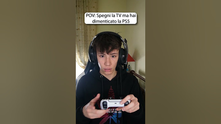 Spegni la TV ma hai dimenticato la PS5💀