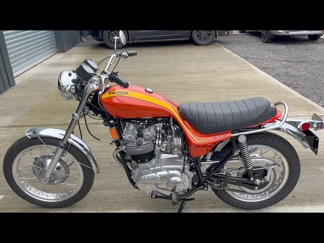 レア物トライアンフハリケーンx75かなり希少 Triumph X75 Hurricane! - YouTube