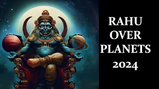 Rahu transit over other planets in Pisces in 2023 2024 Vedic Astrology