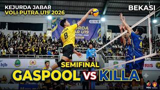 LIVE SEMIFINAL GASPOL CIAMIS🆚 KILLA KOTIM CIAMIS| BOLA VOLI KEJURDA JABAR U19  BEKASI 2026