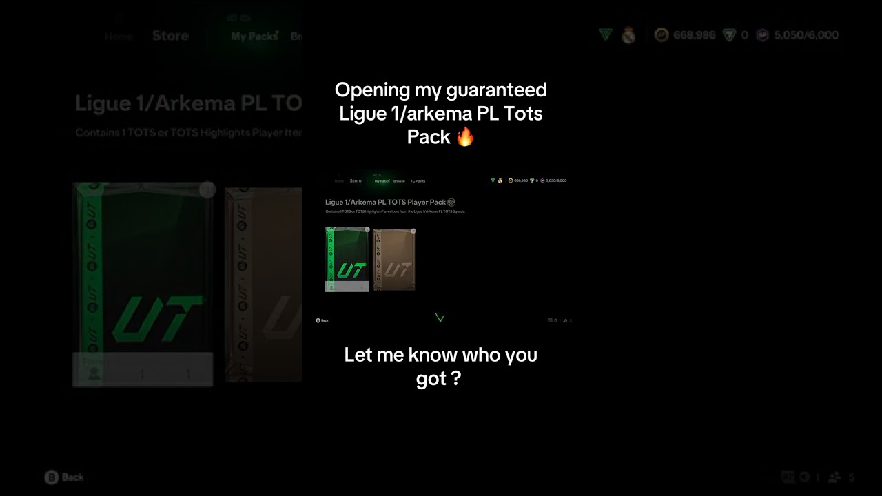 Opening my Guaranteed Ligue1 / Arkema PL Tots Pack 🔥 FC 25 Ultimate Team 