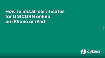 How to install certificates for UNICORN online on iPhone or iPad