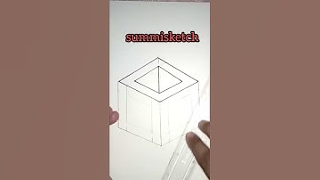 how to draw 3d cube || optical illusion  || 3d drawing