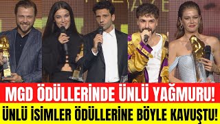 MGD Ödülleri'nde ünlü isimler ödül konuşmalarıyla geceye damgasını vurdu!