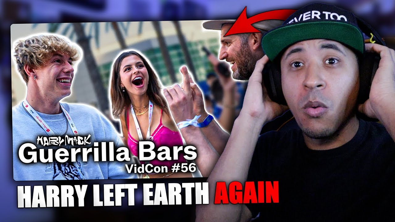 Where Legends Are Built | Harry Mack Guerrilla Bars 56 VidCon (Reaction)