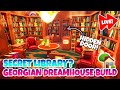 Building a Harry Potter Style secret library! (Georgian Dreamhouse Build LIVE!)