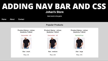 Python Tutorial - Flask for beginners part 7 (Adding navigation and CSS)