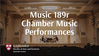 Chamber Music Ensemble (Music 189) Final Performance