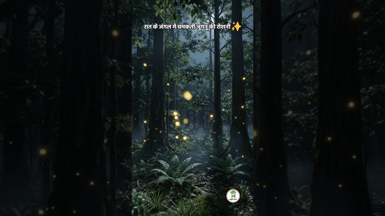 A Forest Full of Fireflies ✨🌿 | Nature’s Magical Light #shorts