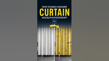 How to Create a Shower Curtain Mockup in Photoshop #CurtainMockup #amgraphix #mockup #photoshop