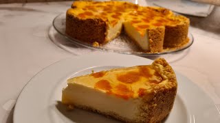 Schmand kuchen  كيكة المندرين والكريمة / كيكة الكريمة الحامضة