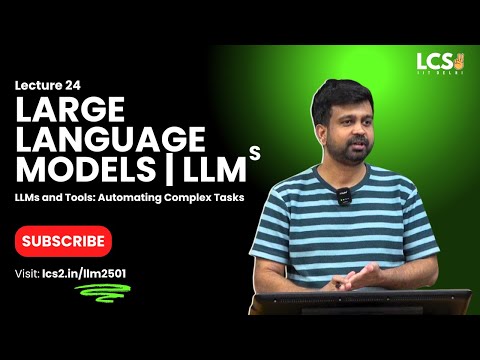 Lec 24 LMs And Tools Automating Complex Tasks