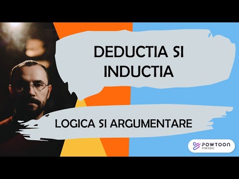 Logica si argumentare - Care este diferenta dintre deductie si inductie