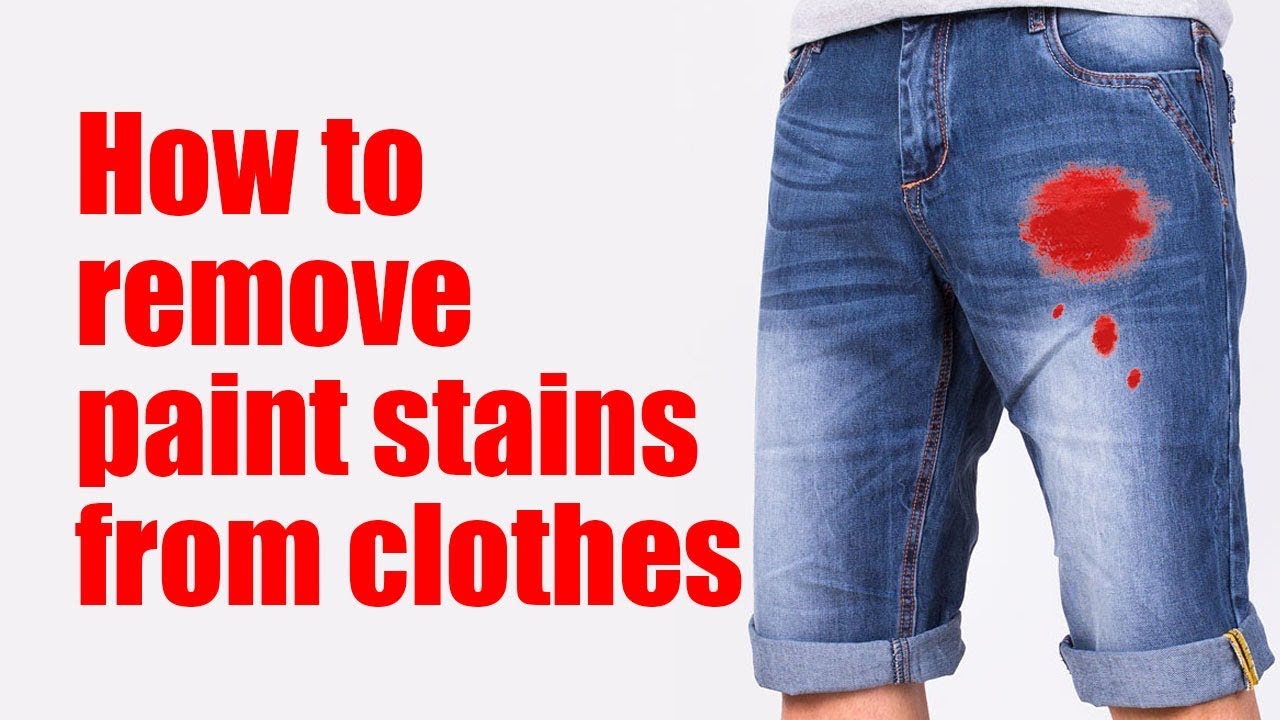 How to Remove Paint Stains From Clothes – Biz Stain Fighter – Biz Stain  Fighter