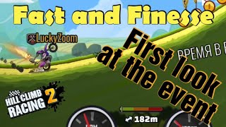 [HCR2] Fast and Finesse - New Team Event!!! First look on mid lvl cars! Hill Climb Racing 2