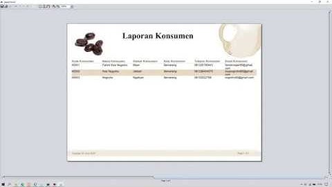 Demo Aplikasi Inventori JAVA dengan database MySQL