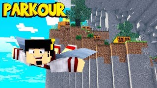 Minecraft: FIZ PARKOUR VOANDO IMPOSSÍVEL ‹ AMENIC ›