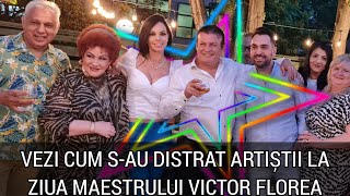 Sărbătorit de zeci de artiști! Imagini de la petrecerea aniversară a maestrului Victor Florea.