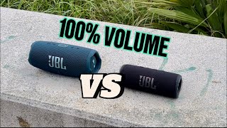 JBL CHARGE 5 vs JBL FLIP 6!!! 100%VOLUME⚠️