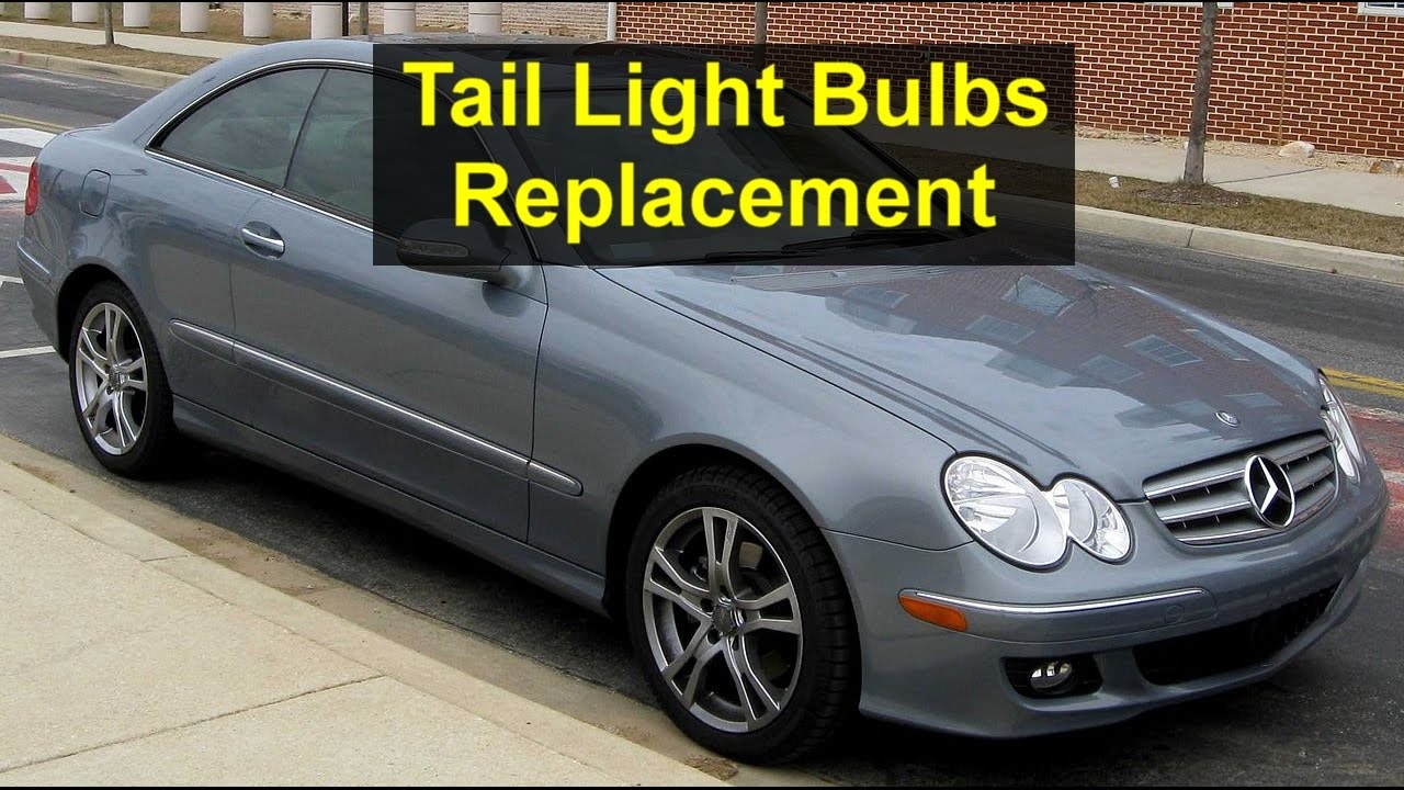 Tail light bulb replacement, Mercedes Benz 500 CLK - VOTD