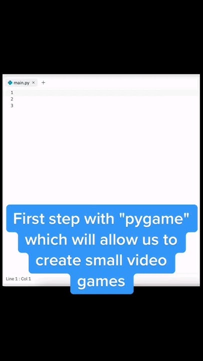 Pygame - First Step with Pygame | Create game in python || Pygame ...