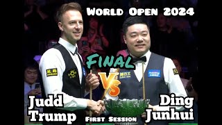 Judd Trump vs Ding Junhui - World Open Snooker 2024 - Final - First Session Live (Full Match)