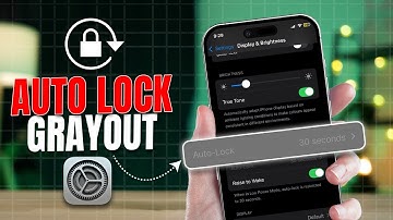 Fix Auto Lock Grayed Out in Settings on iPhone | Unable to Change Auto-Lock Time