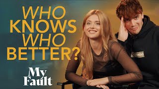 Nicole Wallace & Gabriel Guevara Play Who Knows Who Better? | My Fault